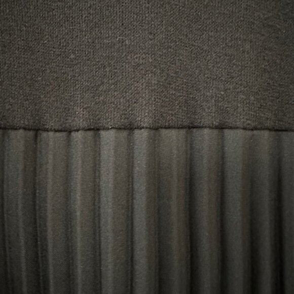 Knit Top Pleated Bottom Dress - Picture 3 of 3
